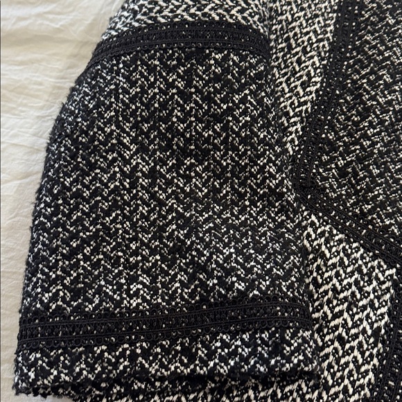 Etcetera Black and White Tweed Zip Up Jacket Jacket - Picture 3 of 10
